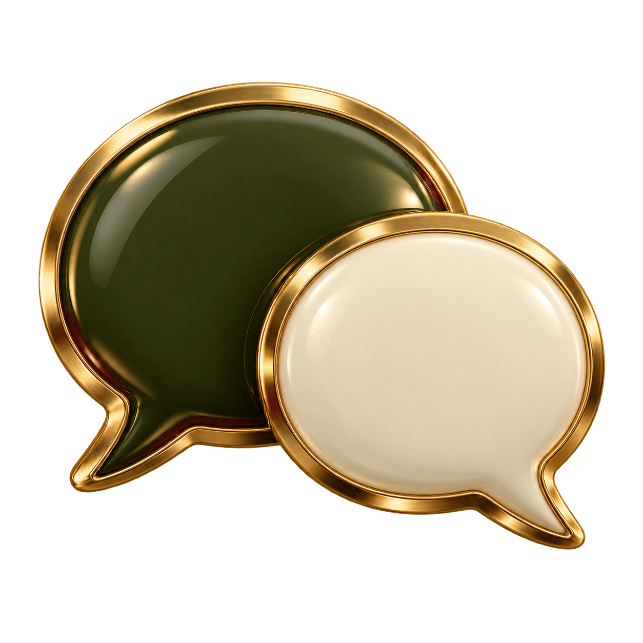 Dimensional conversation symbols
